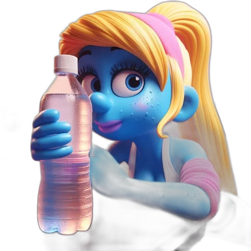 bottle, creature, robot, dress transparent PNG cut-out