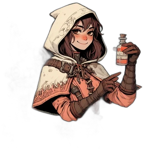 bottle, weapon, jacket, staff transparent PNG cut-out