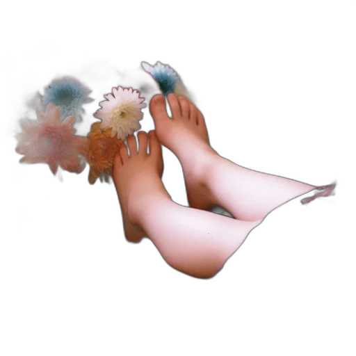 shoes, flower, hair, crown transparent PNG cut-out
