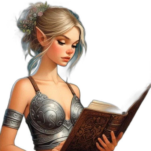 dress, jewelry, fantasy art, concept art transparent PNG cut-out