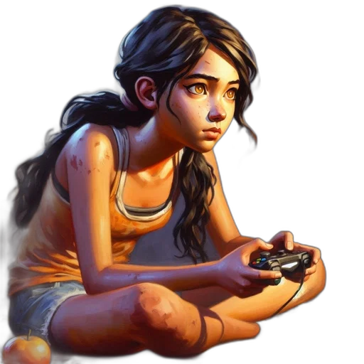 face, fantasy art, concept art, photorealistic transparent PNG cut-out