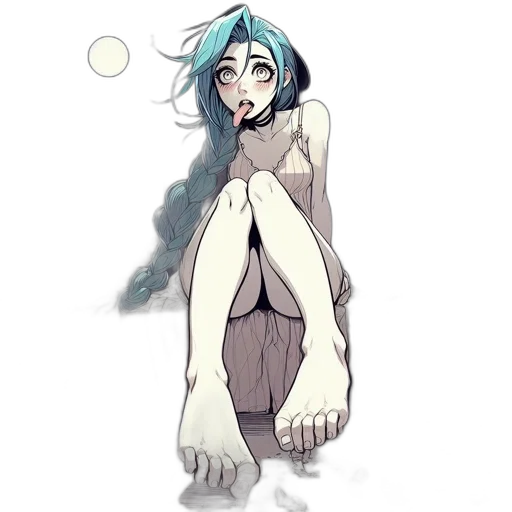 dress, creature, staff, jacket transparent PNG cut-out
