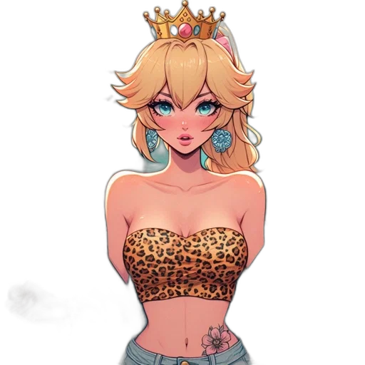 crown, dress, jewelry, concept art transparent PNG cut-out