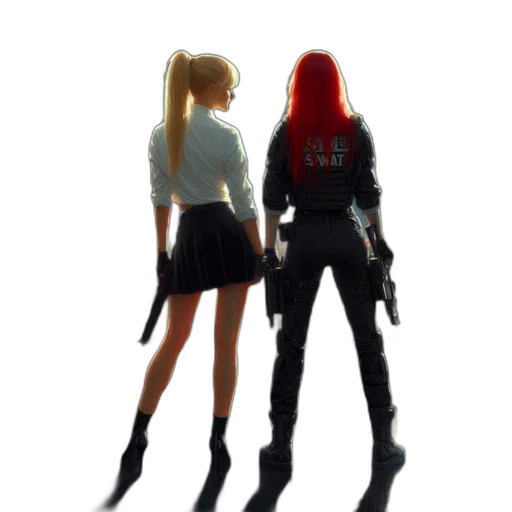 weapon, jacket, 3d render, concept art transparent PNG cut-out