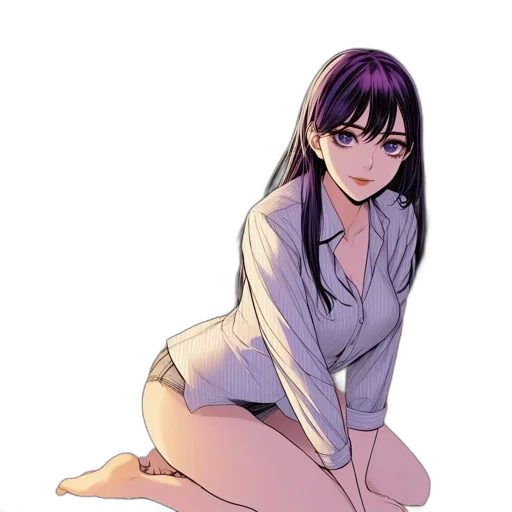 dress, jacket, staff, creature transparent PNG cut-out