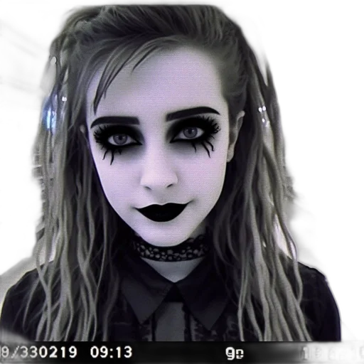 creature, face, hair, mask transparent PNG cut-out