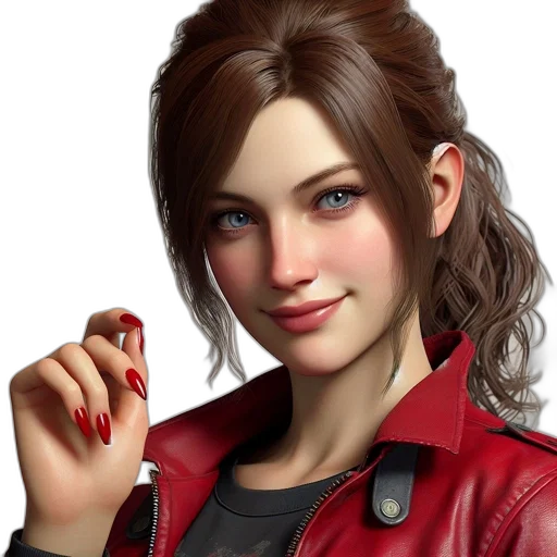 jacket, face, concept art, photorealistic transparent PNG cut-out