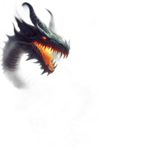dragon, creature, animal, mask transparent PNG cut-out
