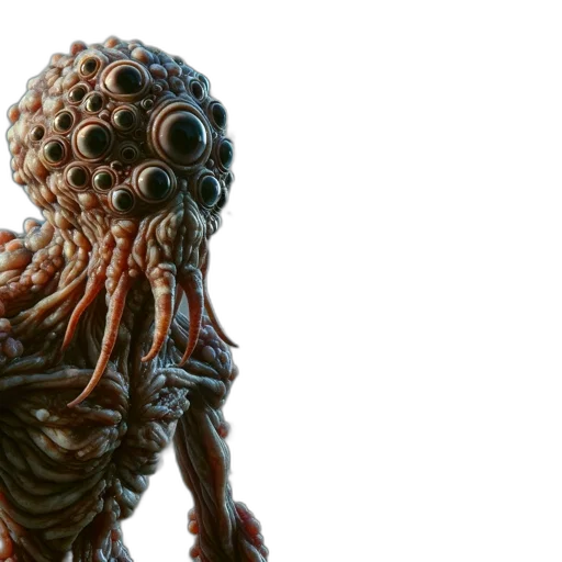 creature, robot, animal, 3d render transparent PNG cut-out