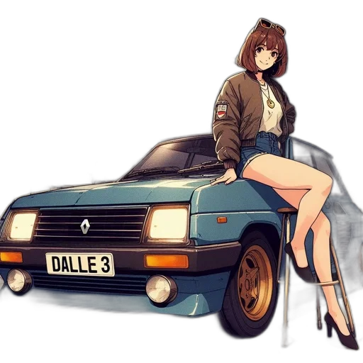 car, jacket, robot, shoes transparent PNG cut-out
