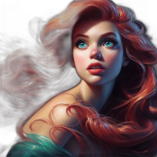 face, hair, dress, fantasy art transparent PNG cut-out
