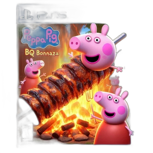 food, 3d render, concept art, fire transparent PNG cut-out