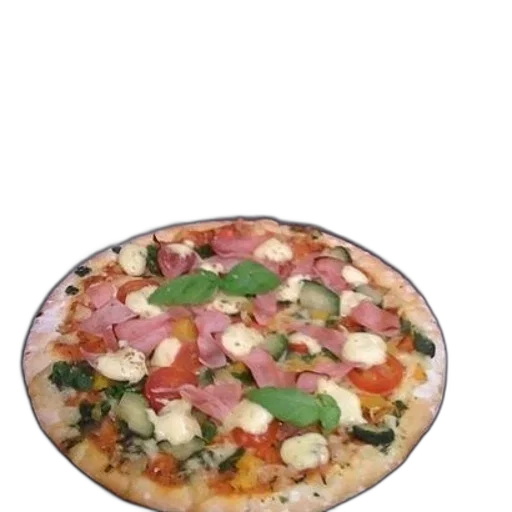 food, 3d render, photorealistic, pizza transparent PNG cut-out