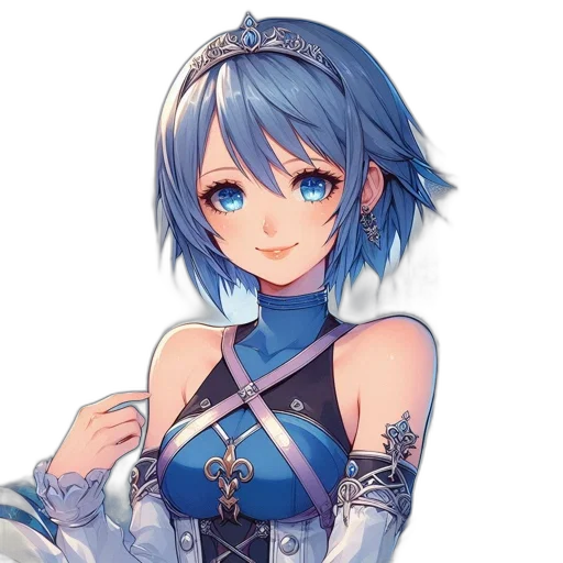 dress, crown, sword, staff transparent PNG cut-out