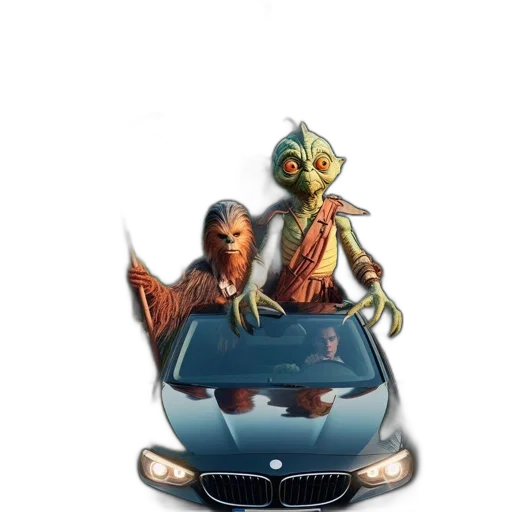 car, dragon, creature, animal transparent PNG cut-out