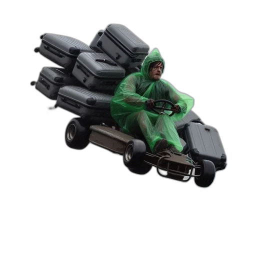 car, jacket, robot, creature transparent PNG cut-out