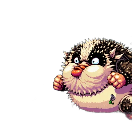 creature, animal, pixel art, concept art transparent PNG cut-out
