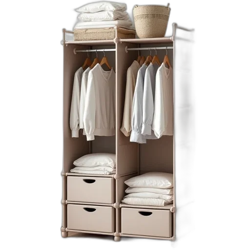 furniture, 3d render, earth tones, portable transparent PNG cut-out