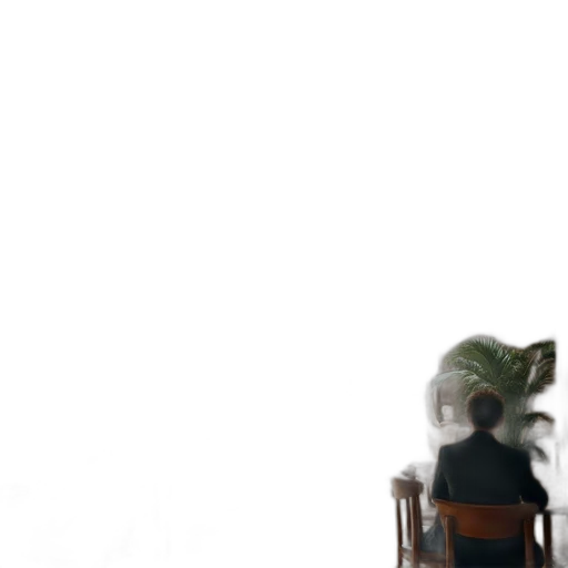 furniture, hair, creature, umbrella transparent PNG cut-out