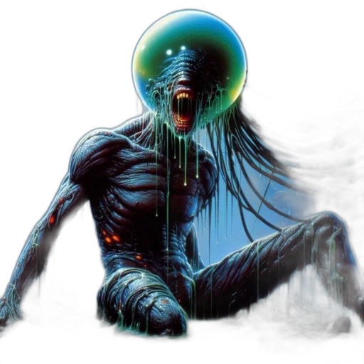 creature, mask, robot, face transparent PNG cut-out