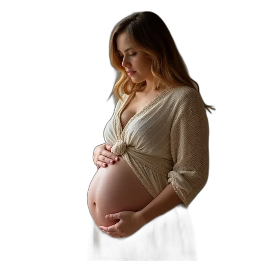 photorealistic, maternity, clothing transparent PNG cut-out
