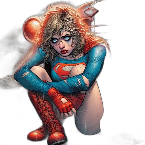 comic book art, concept art, fantasy art, cartoon transparent PNG cut-out