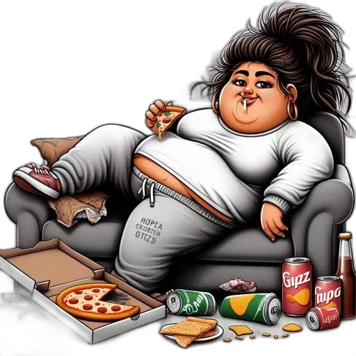 food, concept art, photorealistic, cartoon transparent PNG cut-out