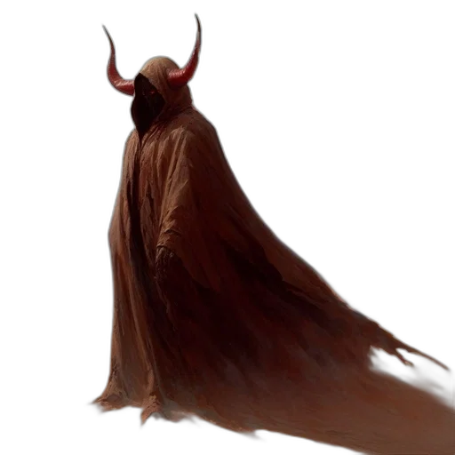 creature, dress, dragon, staff transparent PNG cut-out