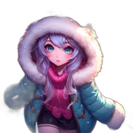 jacket, staff, face, hat transparent PNG cut-out
