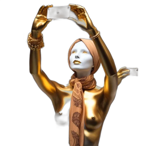 jewelry, robot, mask, crown transparent PNG cut-out