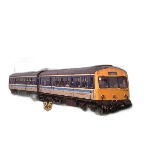 3d render, photorealistic, yellow, train transparent PNG cut-out