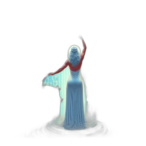 staff, dress, creature, sword transparent PNG cut-out