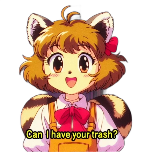food, anime, vaporwave, animated transparent PNG cut-out