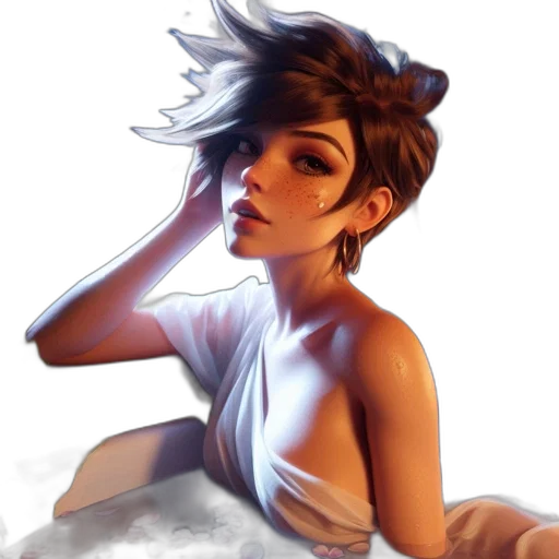 dress, face, concept art, fantasy art transparent PNG cut-out