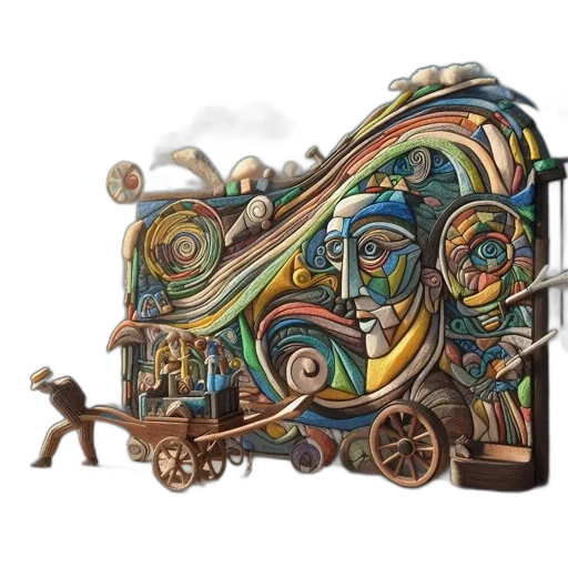 car, furniture, concept art, fantasy art transparent PNG cut-out