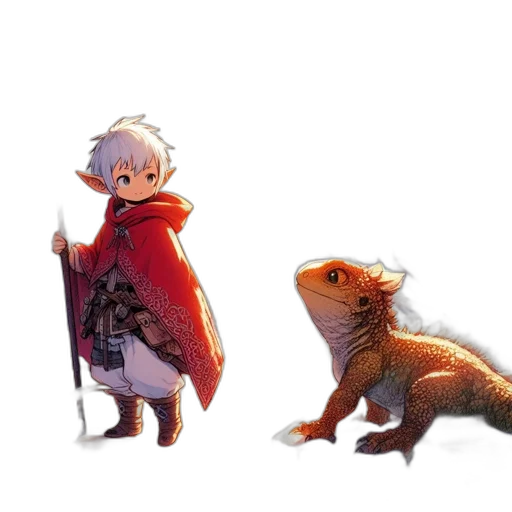 dragon, creature, sword, animal transparent PNG cut-out