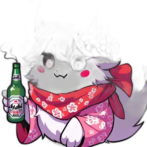 dragon, vaporwave, anime, concept art transparent PNG cut-out