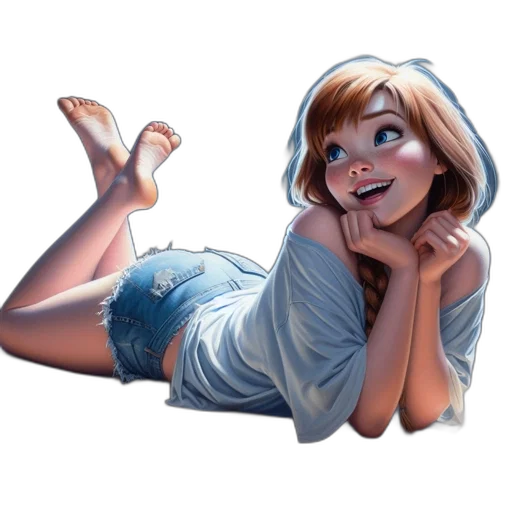 dress, face, concept art, cartoon transparent PNG cut-out