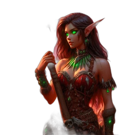 staff, fantasy art, concept art, pixel art transparent PNG cut-out