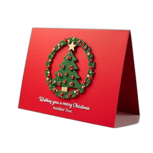 jewelry, tree, red, greeting transparent PNG cut-out