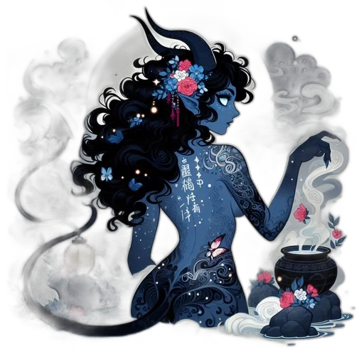 dress, fantasy art, concept art, watercolor transparent PNG cut-out