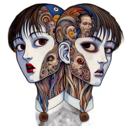mask, face, robot, concept art transparent PNG cut-out