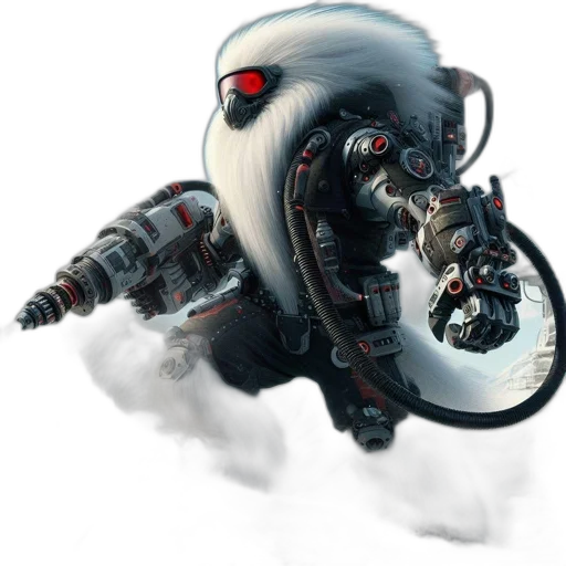 robot, creature, weapon, car transparent PNG cut-out
