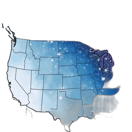 blue, radar, shows, snowfall transparent PNG cut-out