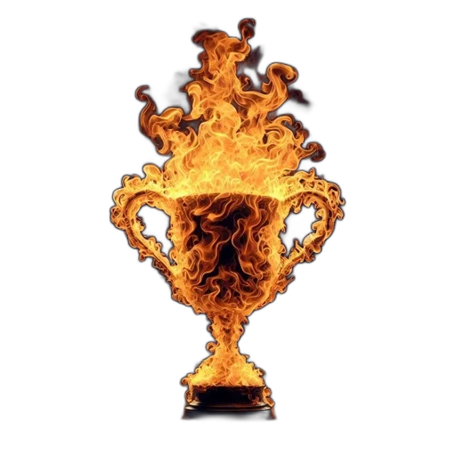 crown, dragon, fire, illuminated transparent PNG cut-out