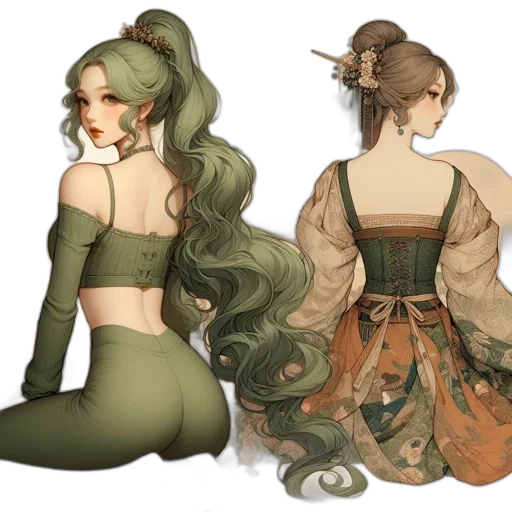 dress, concept art, fantasy art, pixel art transparent PNG cut-out