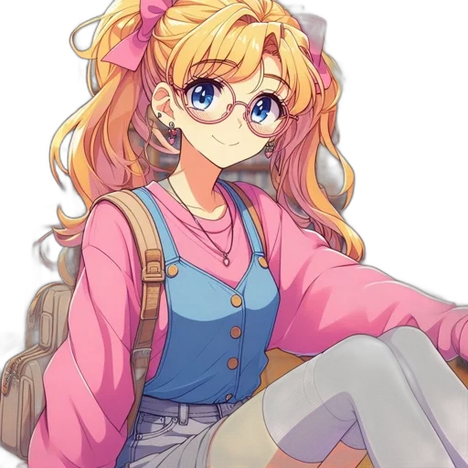 staff, jacket, face, anime transparent PNG cut-out