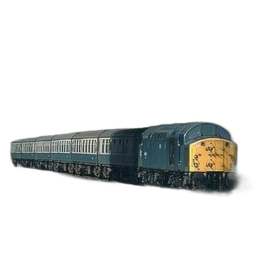 3d render, blue, train, yellow transparent PNG cut-out