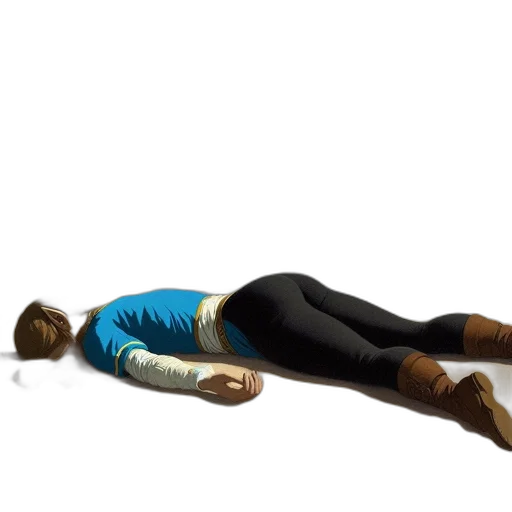 image, shows, woman, lying transparent PNG cut-out