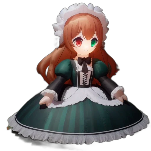 dress, staff, robot, crown transparent PNG cut-out